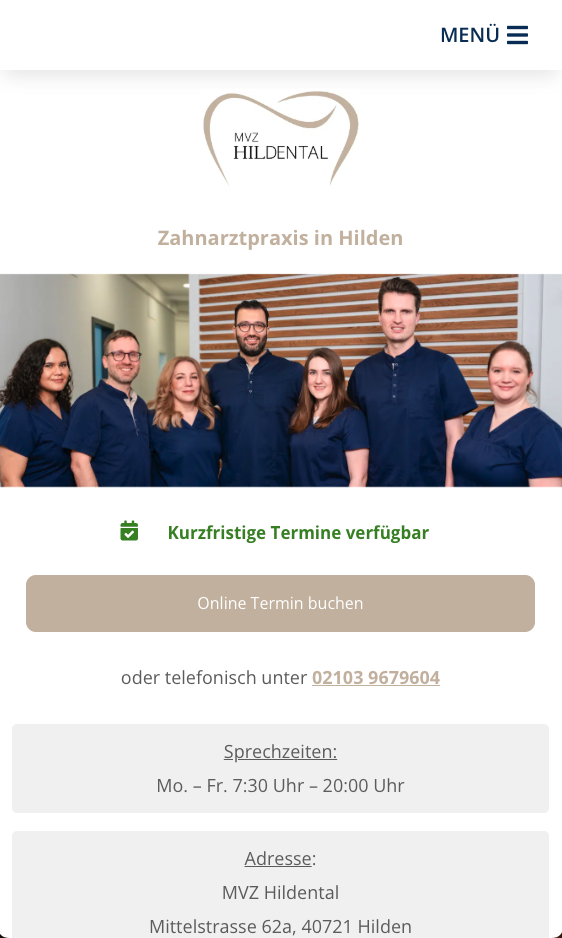 MVZ Hildental – Mobil